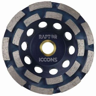 POWERS RIDGEBACK CUP WHEEL 2/ROW 115MM ( BLUE) 